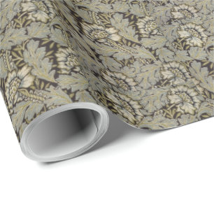 Papier Cadeau 1876 Vintage William Morris Anemone Wrapping Pape