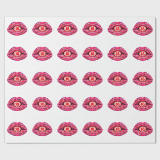 Papier Cadeau 18th birthday part Scottish tartan scotland gift