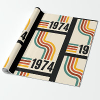 1974 Poster vintage rétro 50e anniversaire