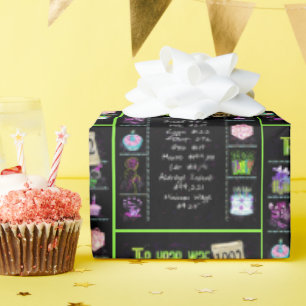 Papier Cadeau 1992 Année d'anniversaire Trivia