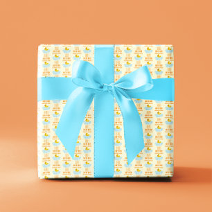 Papier Cadeau 1er anniversaire de Canard
