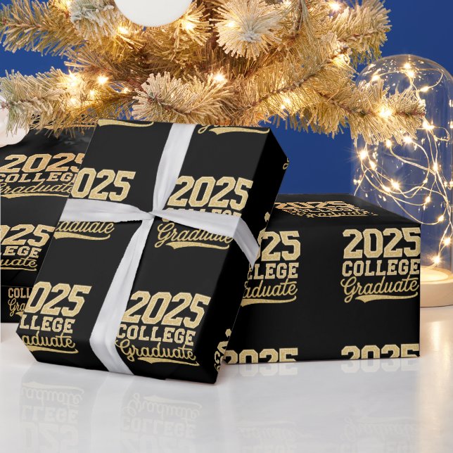 Papier Cadeau 2025 College Graduate Graduate School Senior (Vacances)