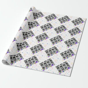 Papier Cadeau 2027 Odomètre Bonne Année