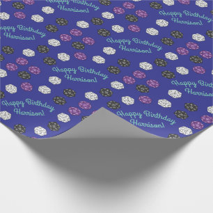 Papier Cadeau 20 disques latéraux Anniversaires de enfants des 