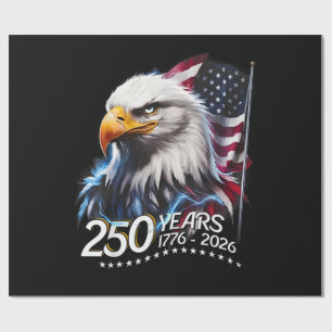 Papier Cadeau 250 ans 250e anniversaire patriotique américain US