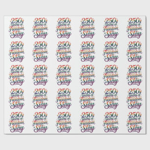 Papier Cadeau 250 ans de liberté pour déchirer LGBTQ 250e