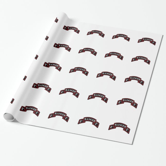 Papier Cadeau 2nd Ranger Battalion - 2ème bataillon de Ranger (Déroulé)