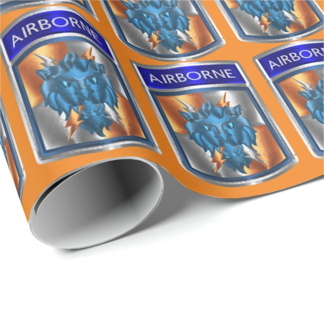 Papier Cadeau 35e brigade de transmissions aéroportées (Coin rond)