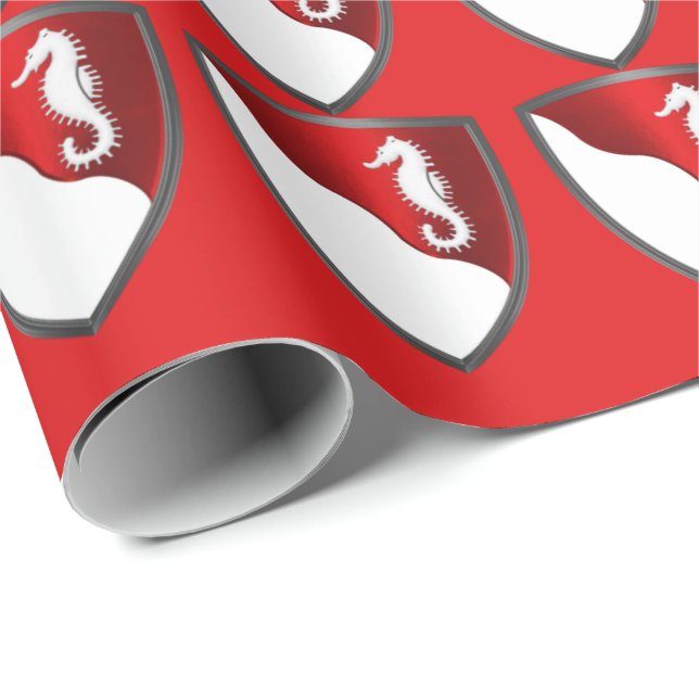 Papier Cadeau 36e brigade du génie « Rugged » (Coin rond)