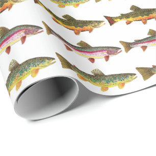 Papier Cadeau 3 pêche à la mouche à la truite