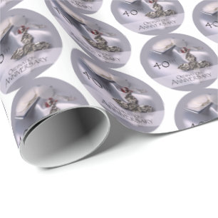 Papier Cadeau 40e anniversaire d'ordination Félicitations, Hôtes