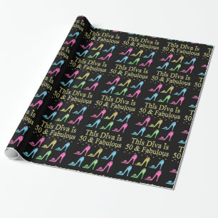 PAPIER CADEAU 50 ET FABULEUSE CHAUSSÉE REINE