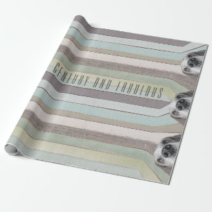 Papier Cadeau 50e anniversaire demi-siècle et fabuleux