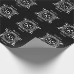 Papier Cadeau 55e anniversaire du mariage émeraude crête<br><div class="desc">Un design romantique pour célébrer votre 55e année de mariage. Si vous voulez de l'aide pour customiser ce design s'il vous plaît contactez-moi, leur est un demander ce bouton de designer, juste en dessous de ce texte. Cette crête d'anniversaire de cinquante-cinquième, 55 ans de mariage a le texte émeraude car...</div>