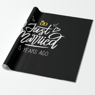 Papier Cadeau 5e anniversaire du Mariage