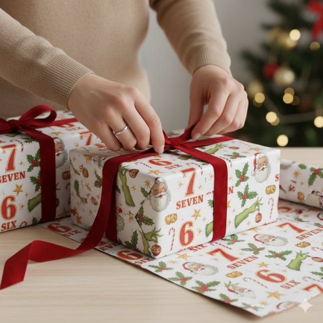 Papier Cadeau 67 Cadeau de vacances drôle de Noël Meme (Créateur téléchargé)