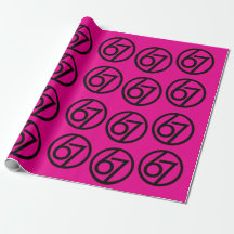 67 Funny Meme Six Seven Gen Alpha Wrapping Paper