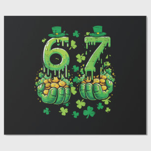 Papier Cadeau 6 7 Jour de la Saint-Patrick