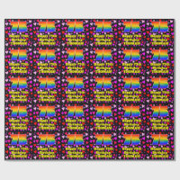 75th Birthday: Loving Hearts Pattern, Rainbow # 75
