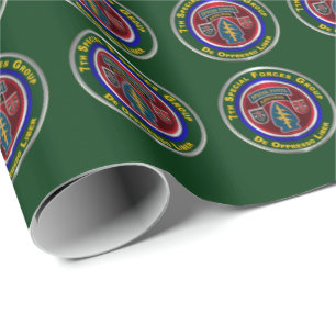 Papier Cadeau 7th Groupe des Forces Spéciales aéroporté