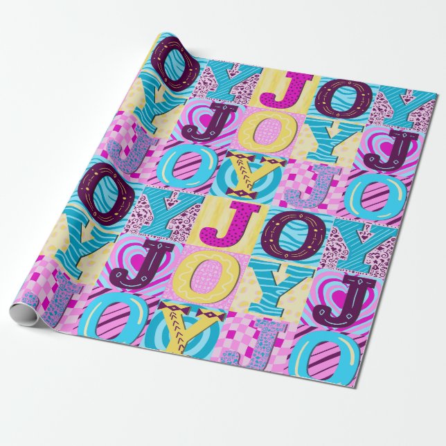 Papier Cadeau 90s Joy (Déroulé)
