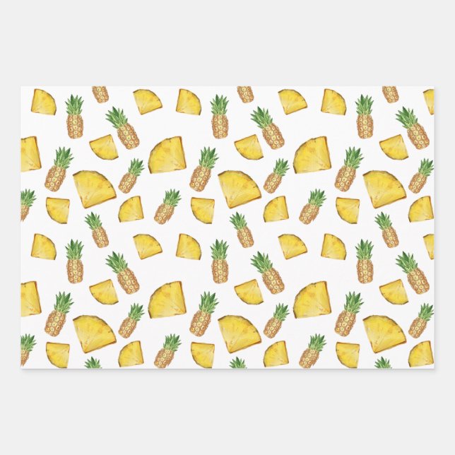 Papier cadeau à ananas savoureux Conception (Devant)