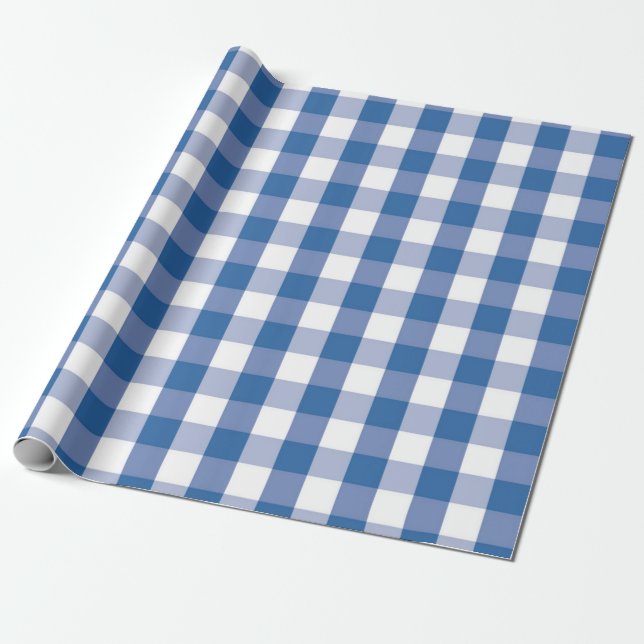 Papier Cadeau à damiers motif (Déroulé)
