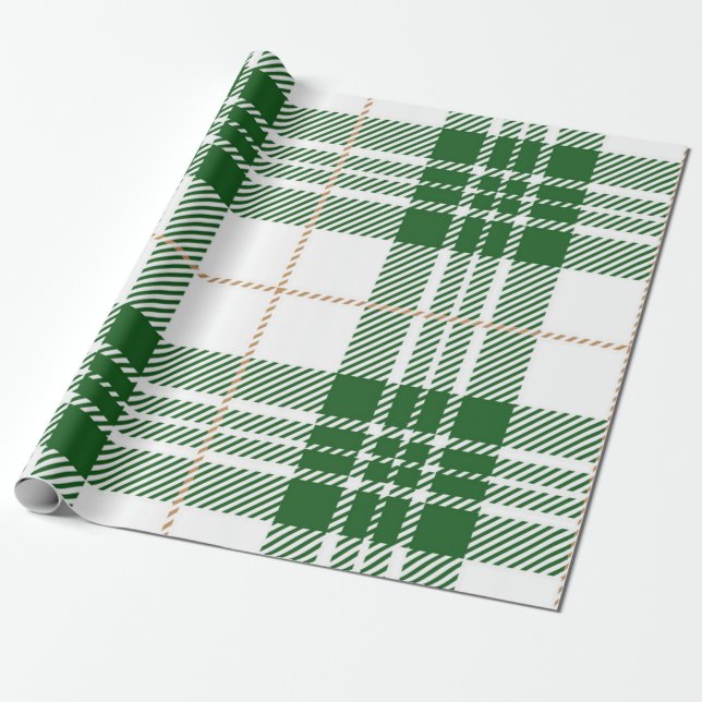 Papier Cadeau à damiers motif (Déroulé)