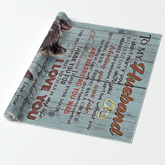Papier Cadeau À Mon Mari Design, Nouveau cadeau maison