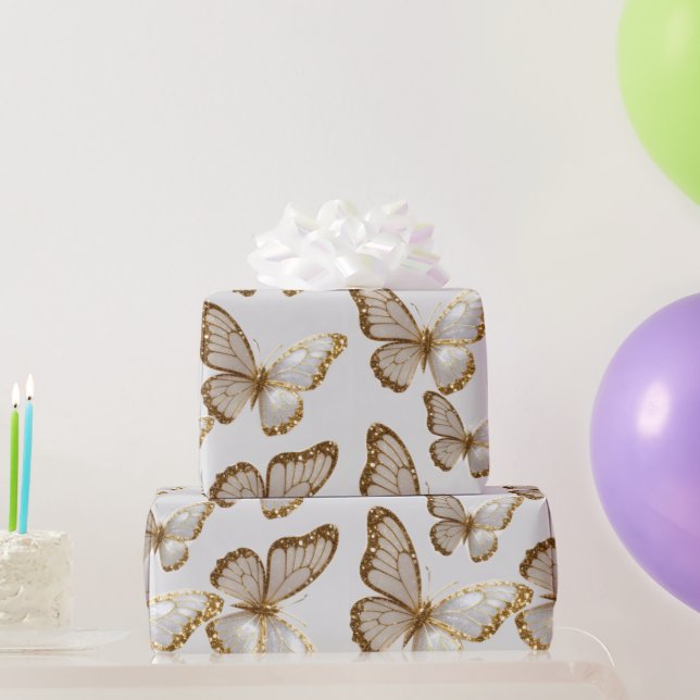 Papier cadeau à motif de baies rustique (Cadeaux de fête)