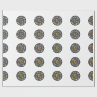 Papier cadeau à motif signature All Virgo Everythi