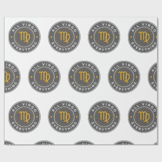 Papier cadeau à motif signature All Virgo Everythi