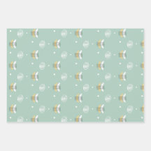 papier cadeau à motifs abstraits