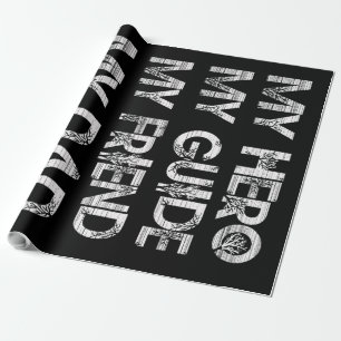 Papier Cadeau À papa aime toujours Bel cadeau pour papa