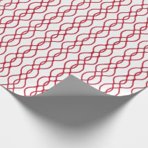 Papier cadeau à rayures rouges, emballage cadeau d