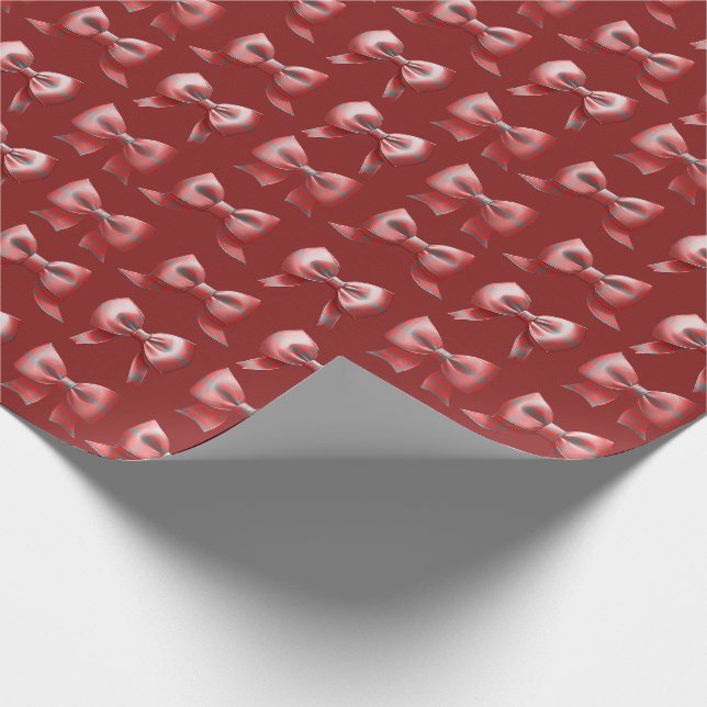 Papier cadeau à rubans pour les Fêtes (Coin)
