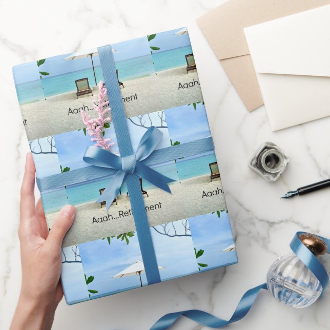 Papier Cadeau Aaah... retraite (Cadeaux)