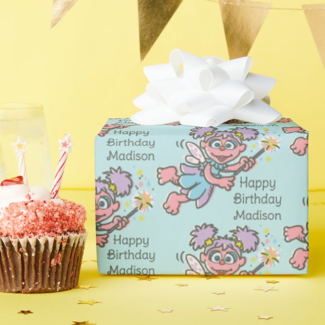 Papier Cadeau Abby Cadabby en vol (Fête d'anniversaire)