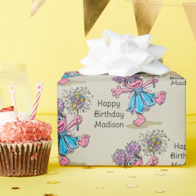 Papier Cadeau Abby Cadabby Retro Art (Fête d'anniversaire)