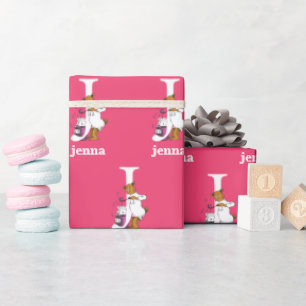 Papier Cadeau ABC du Dr Seuss : Lettre J - Blanc   Ajouter Votre