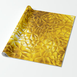 Papier Cadeau abrégé sur feuille d'or