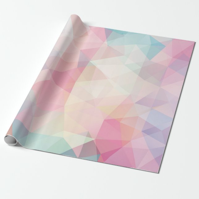 Papier Cadeau abstract background consisting of trianglesbackgro (Déroulé)