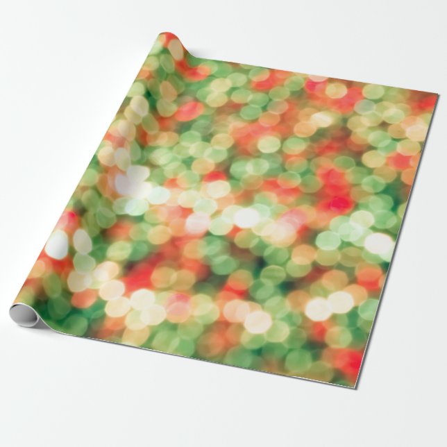 Papier Cadeau Abstract colorful bokeh background (Déroulé)