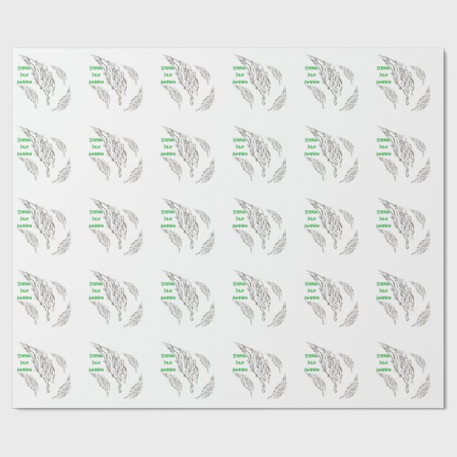 Papier Cadeau abstrait (Plat)