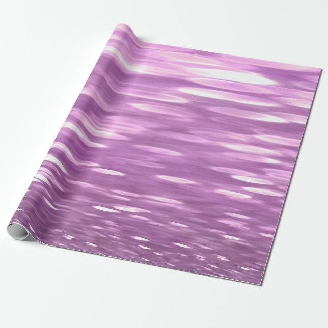 Papier Cadeau Abstrait #3 : Lilac Shimmer (Déroulé)