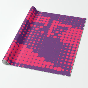 Papier Cadeau Abstrait Creative concept BD pop art style bla