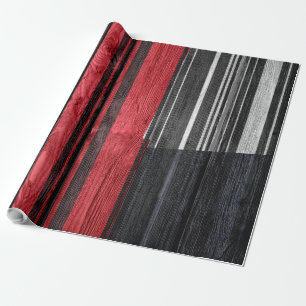 Papier Cadeau Abstrait Moderne Stripes Pastel Wood #3