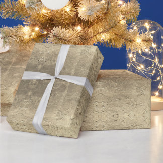 Papier Cadeau Abstrait Motif Golden