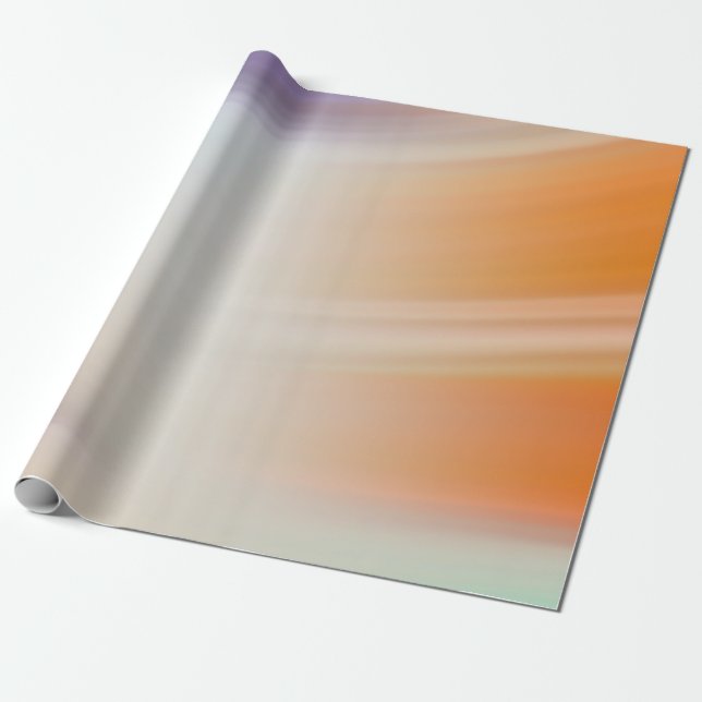 Papier Cadeau Abstrait Pastel Waves idées cadeaux 2 | (Déroulé)