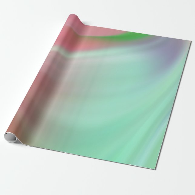 Papier Cadeau Abstrait Pastel Waves idées cadeaux 3 | (Déroulé)